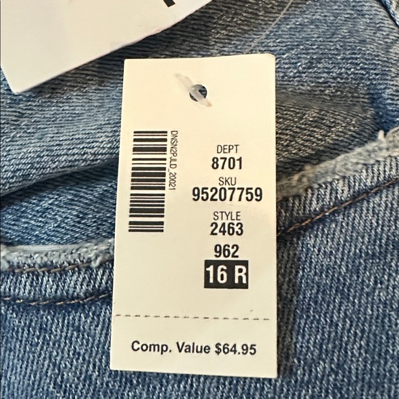 Aeropostale Super Low Rise Flare Stretch Jeans New 16R NWT Size 16 Aero - Picture 12 of 12